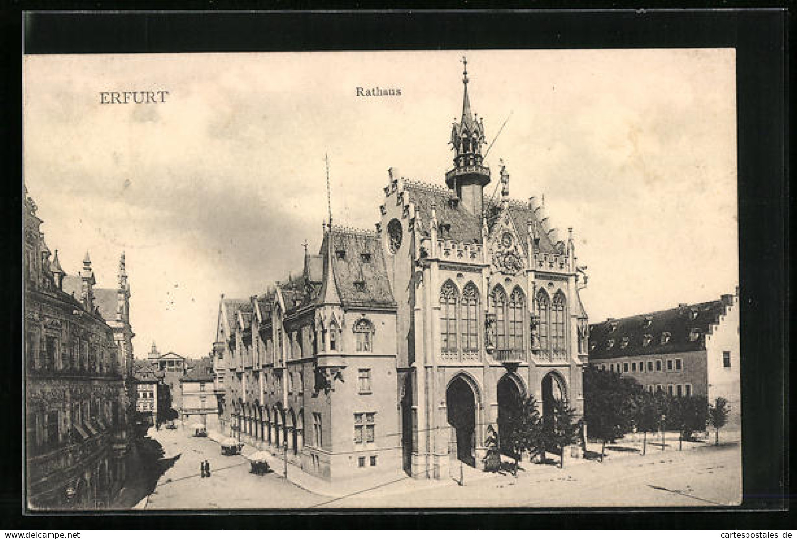 AK Erfurt, Rathaus  - Erfurt