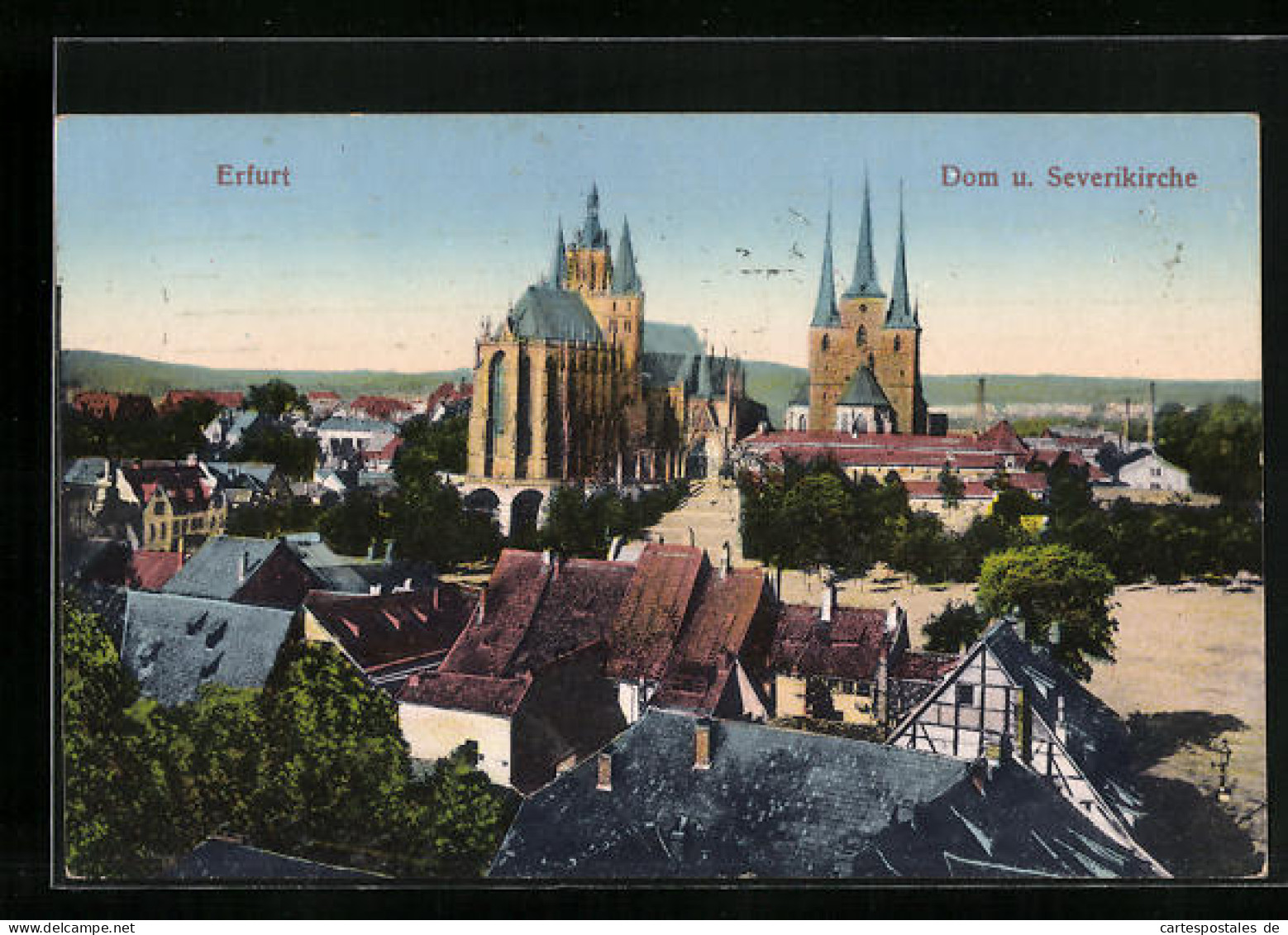 AK Erfurt, Dom U. Severikirche  - Erfurt