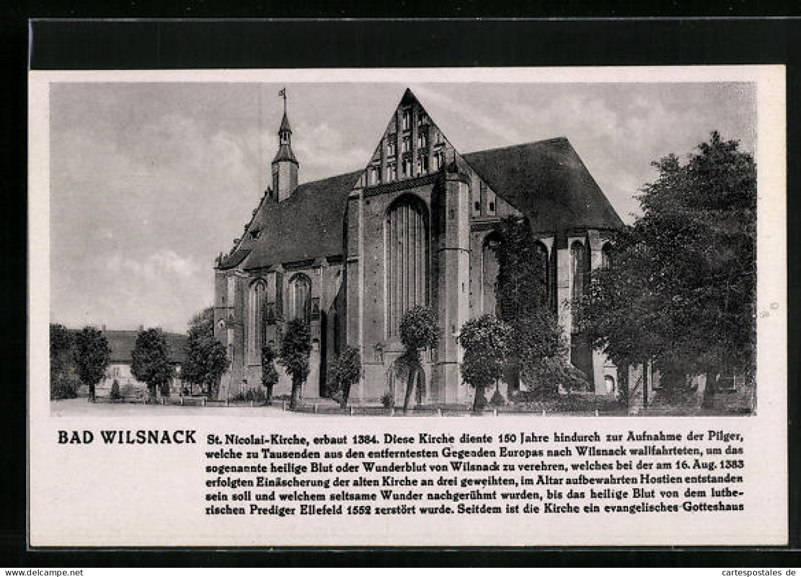 AK Bad Wilsnack, St. Nicolai-Kirche  - Bad Wilsnack