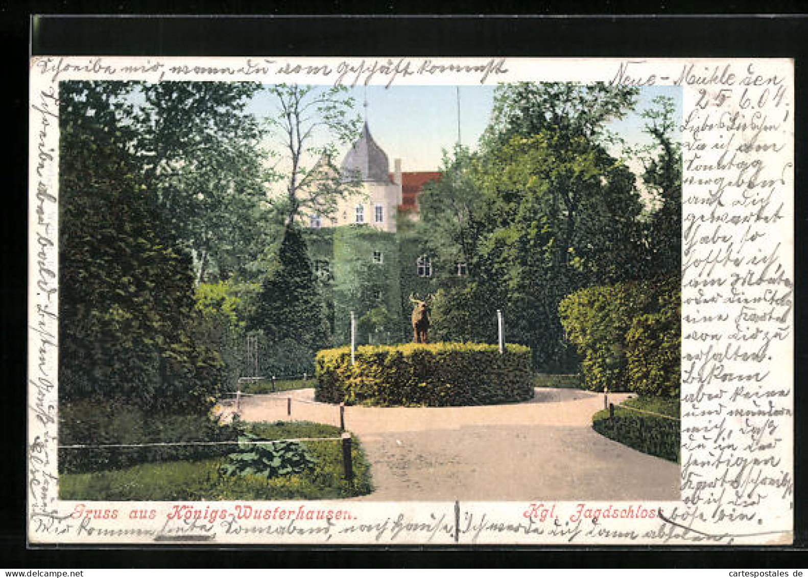 AK Königs Wusterhausen, Kgl. Jagdschloss  - Caza