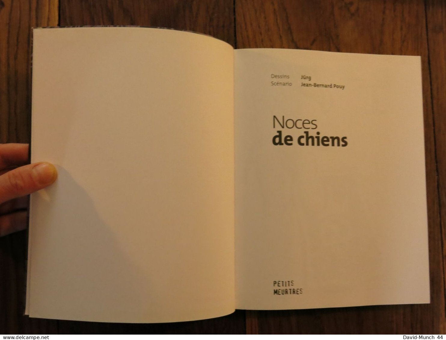 (BD) Noces De Chiens De Jürg Et Jean-Bernard Pouy. Petits Meurtres, éditions Du Masque/Hachette. 1999 - Otros & Sin Clasificación