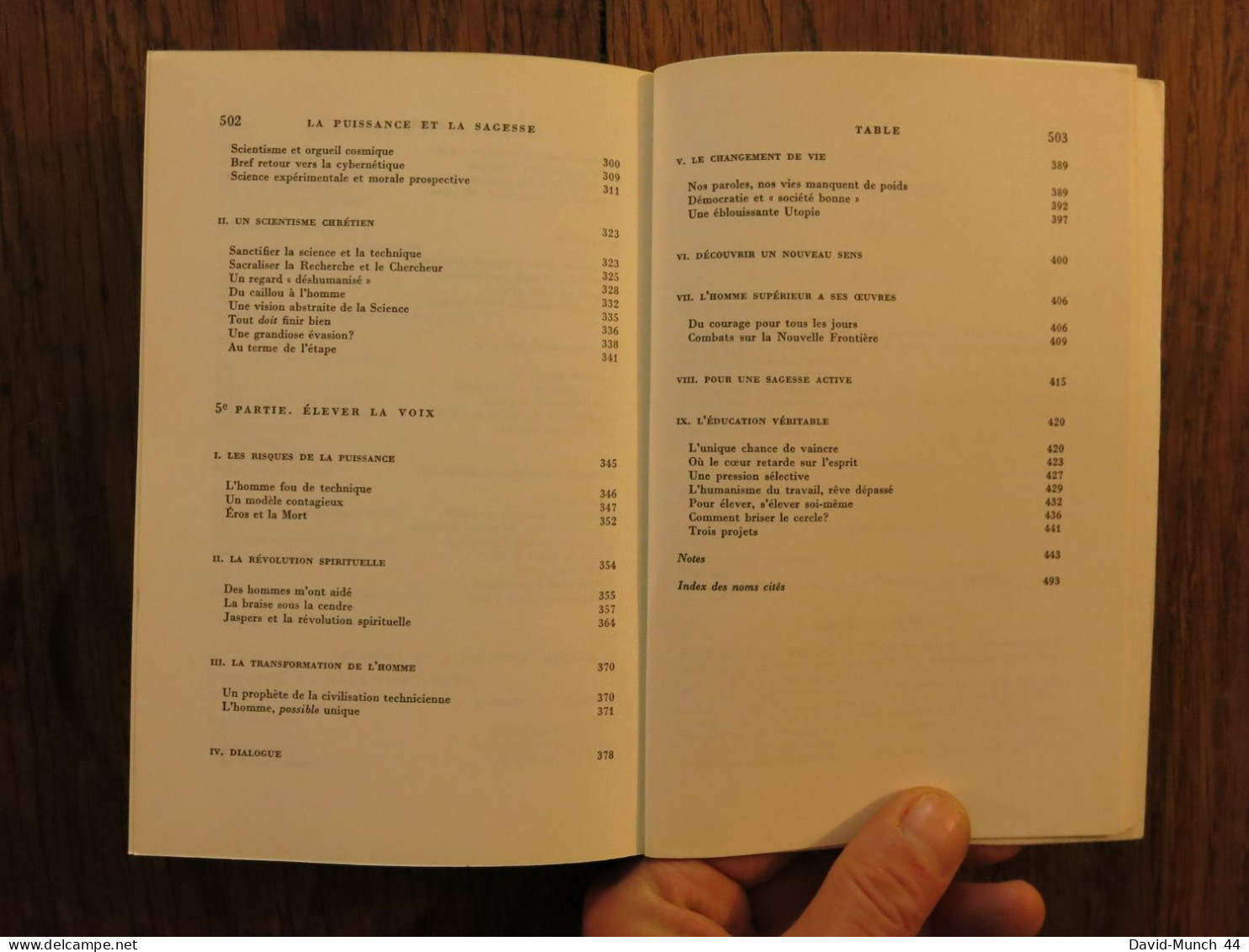 La Puissance et la sagesse de Georges Friedmann. Gallimard, Collection Tel. 1977