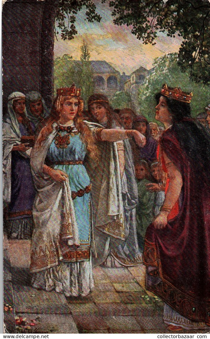 "Der Ring Des Nibelungen" Tetralogy  Wagner Opera Illustrated Princess Fantasy Medieval Ancient Greek Style - Opéra