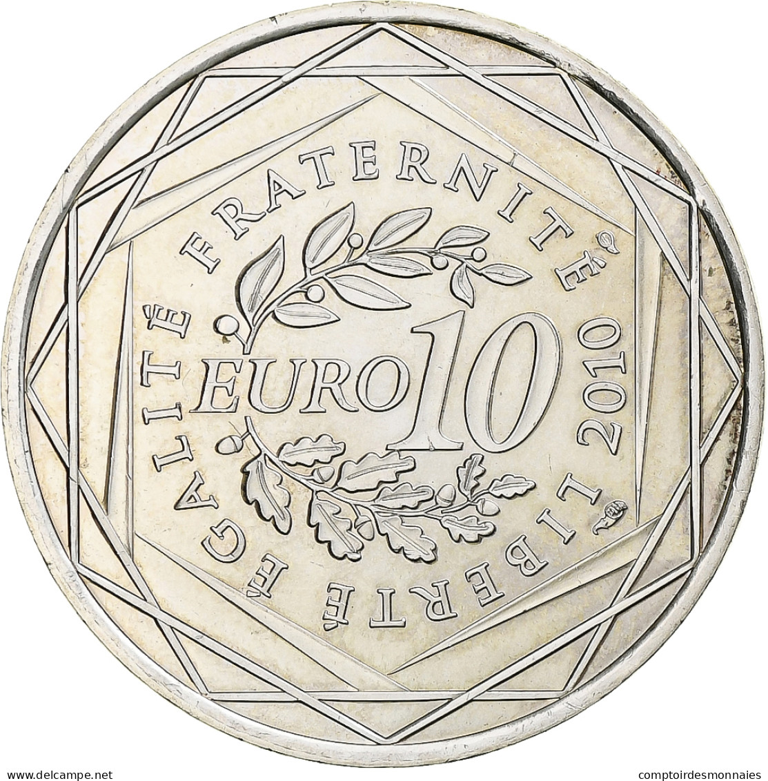 France, 10 Euro, Euros Des Régions, 2010, Paris, Argent, SUP+, KM:1650 - Frankrijk