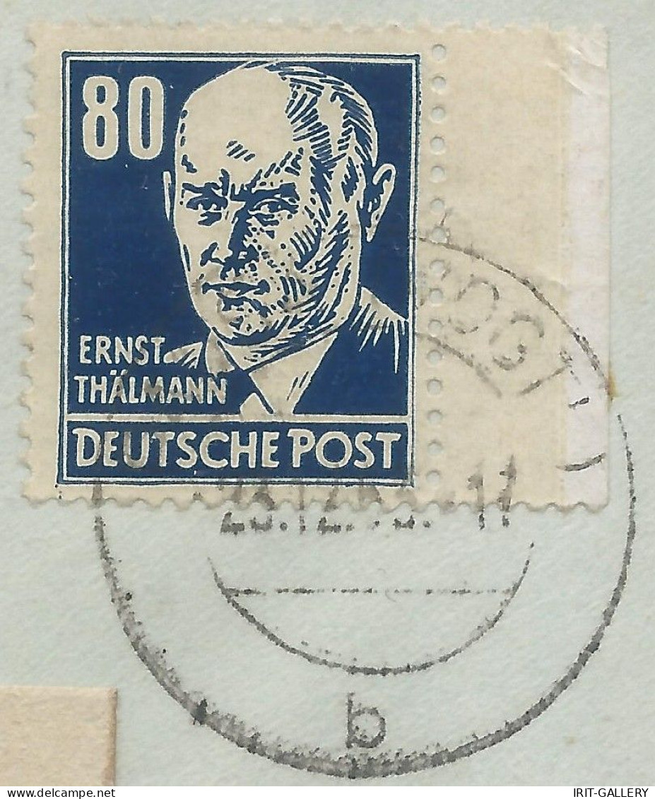 Germany-Deutschland,Eastern Democratic Republic,DDR -1953 Cover In Excellent Condition, Franked 80Pfg. - Briefe U. Dokumente