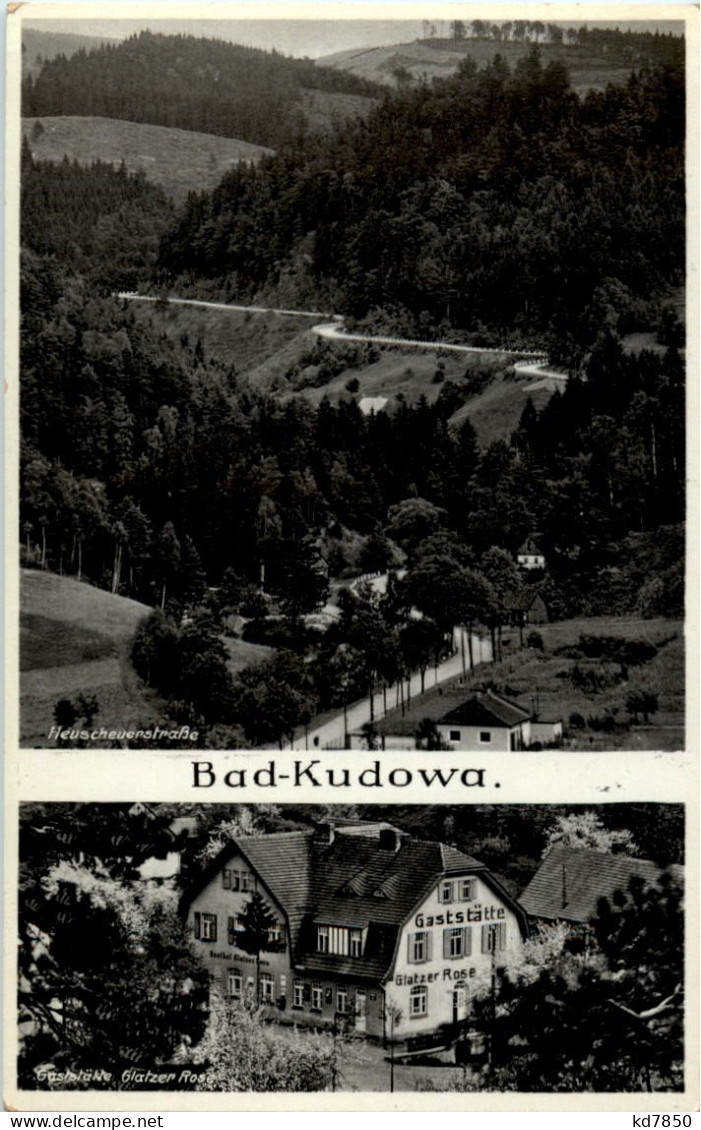 Bad Kudowa - Gaststätte Glatzer Rose - Schlesien