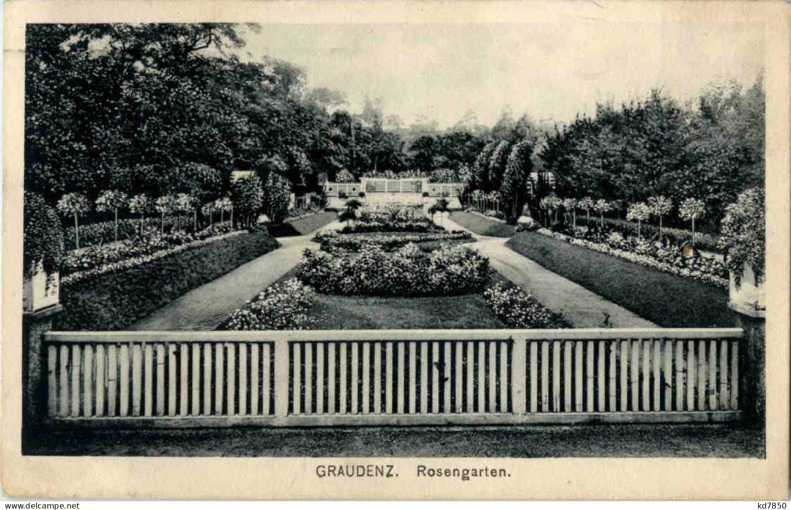 Graudenz - Rosengarten - Pommern