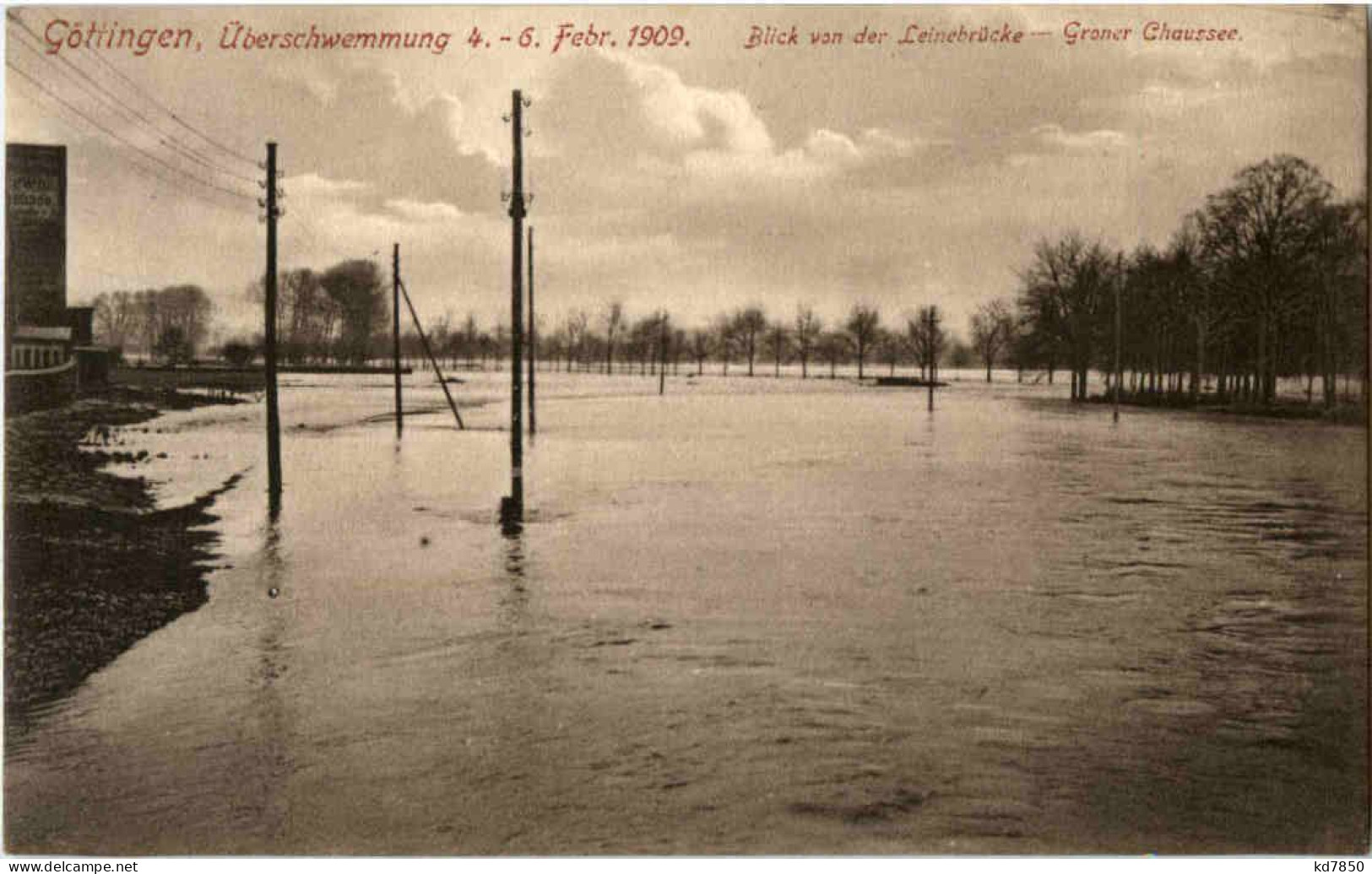 Göttingen - Überschwemmung 1909 - Göttingen