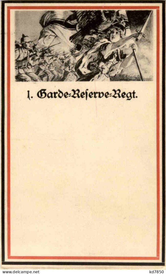 1. Garde Reserve Regiment - Regiments