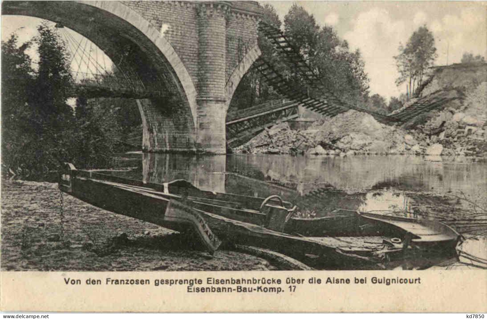 Guignicourt - Gesprengte Brücke - Sonstige & Ohne Zuordnung