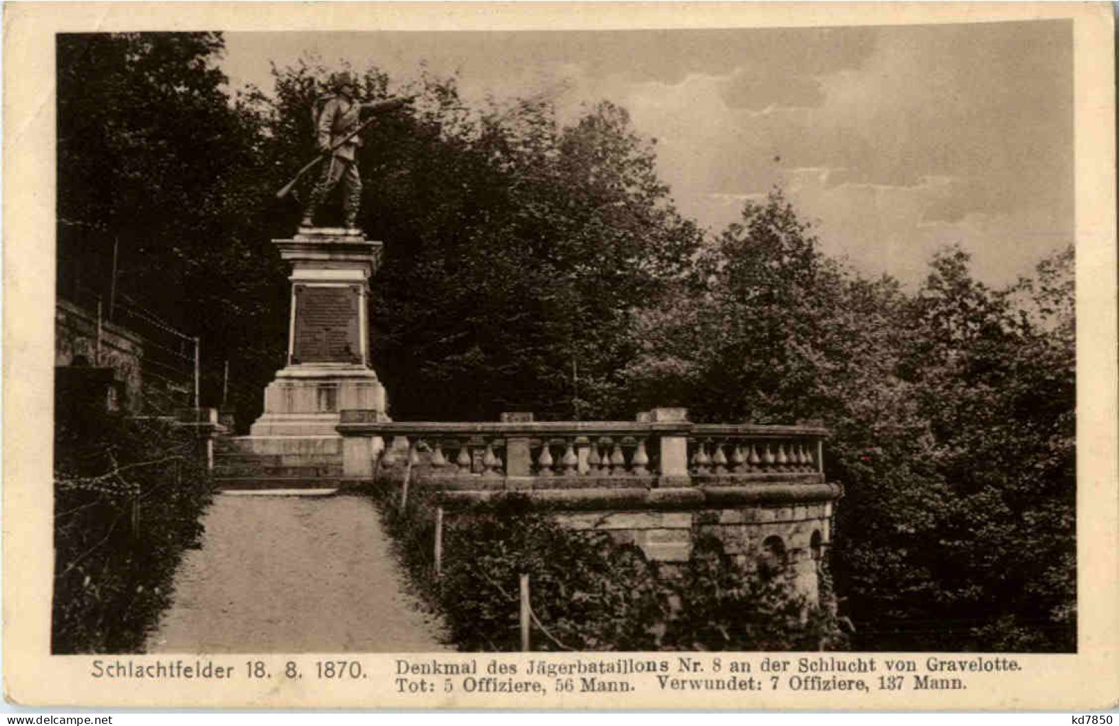 Schlucht Von Gravelotte - Denkmal - Autres & Non Classés