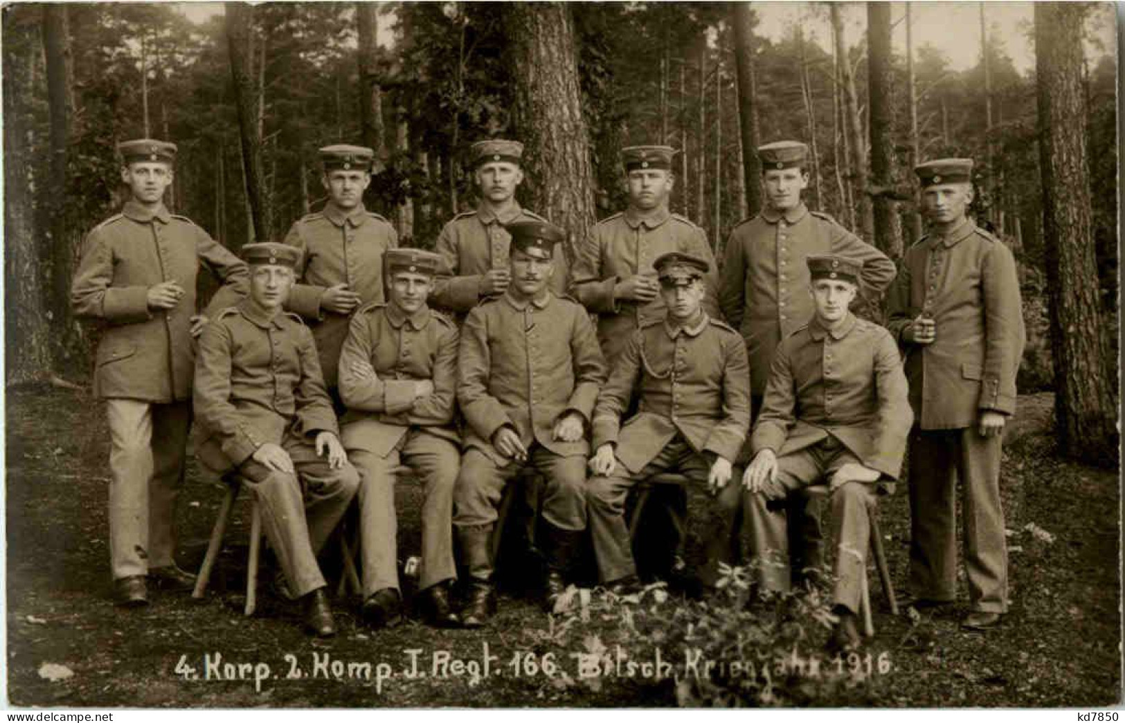 Bitsch - 4. Korp 2. Komp. 1 Regiment 1916 - Bitche