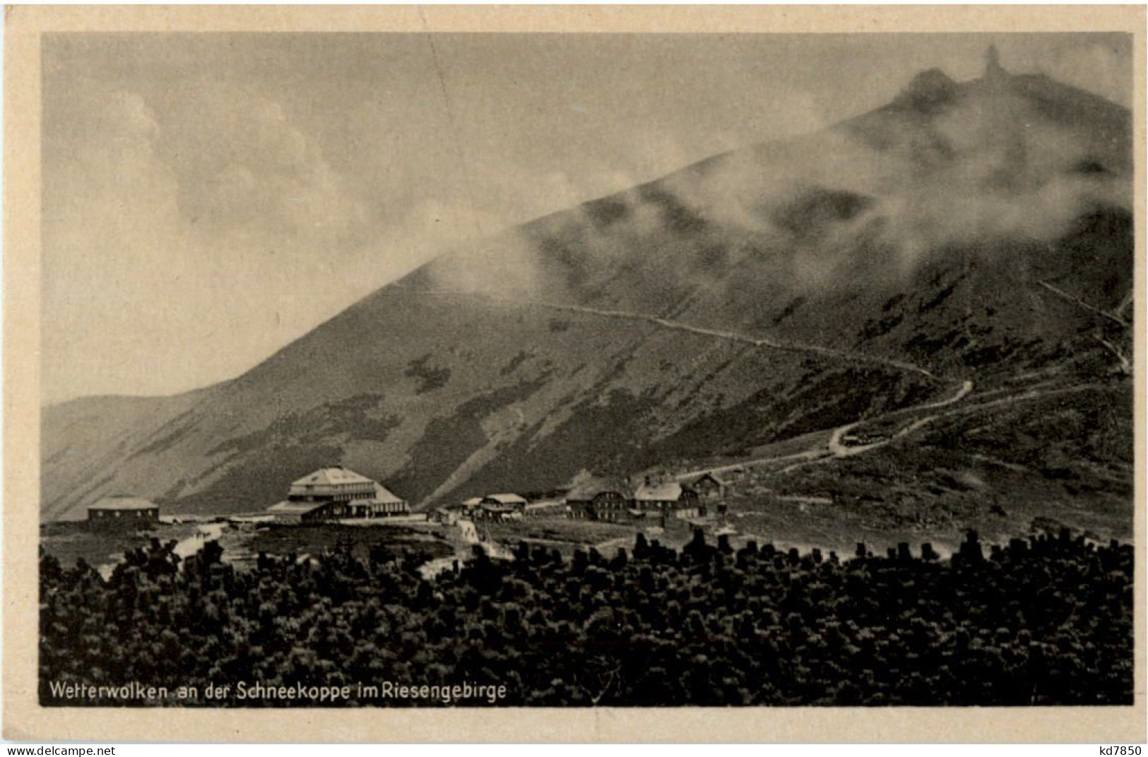 Wetterwolken An Der Schneekoppe - Tschechische Republik