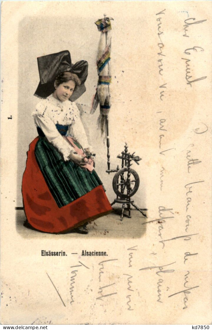 Elsässerin - Spinnrad Tracht - Costumes