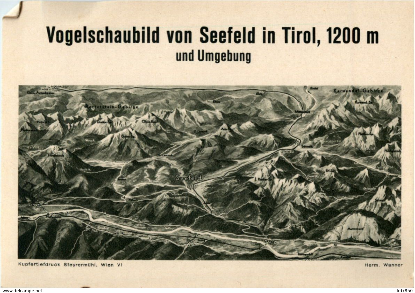 Vogelschaubild Von Seefeld In Tirol - Seefeld