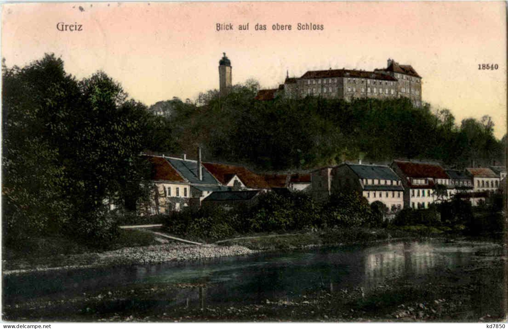 Greiz - Blick Auf Das Obere Schloss - Greiz