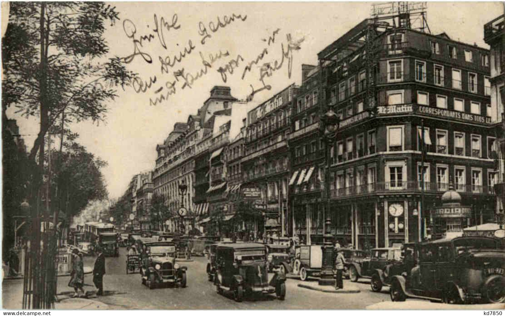 Paris - Le Boulevard Poissonniere - Otros & Sin Clasificación