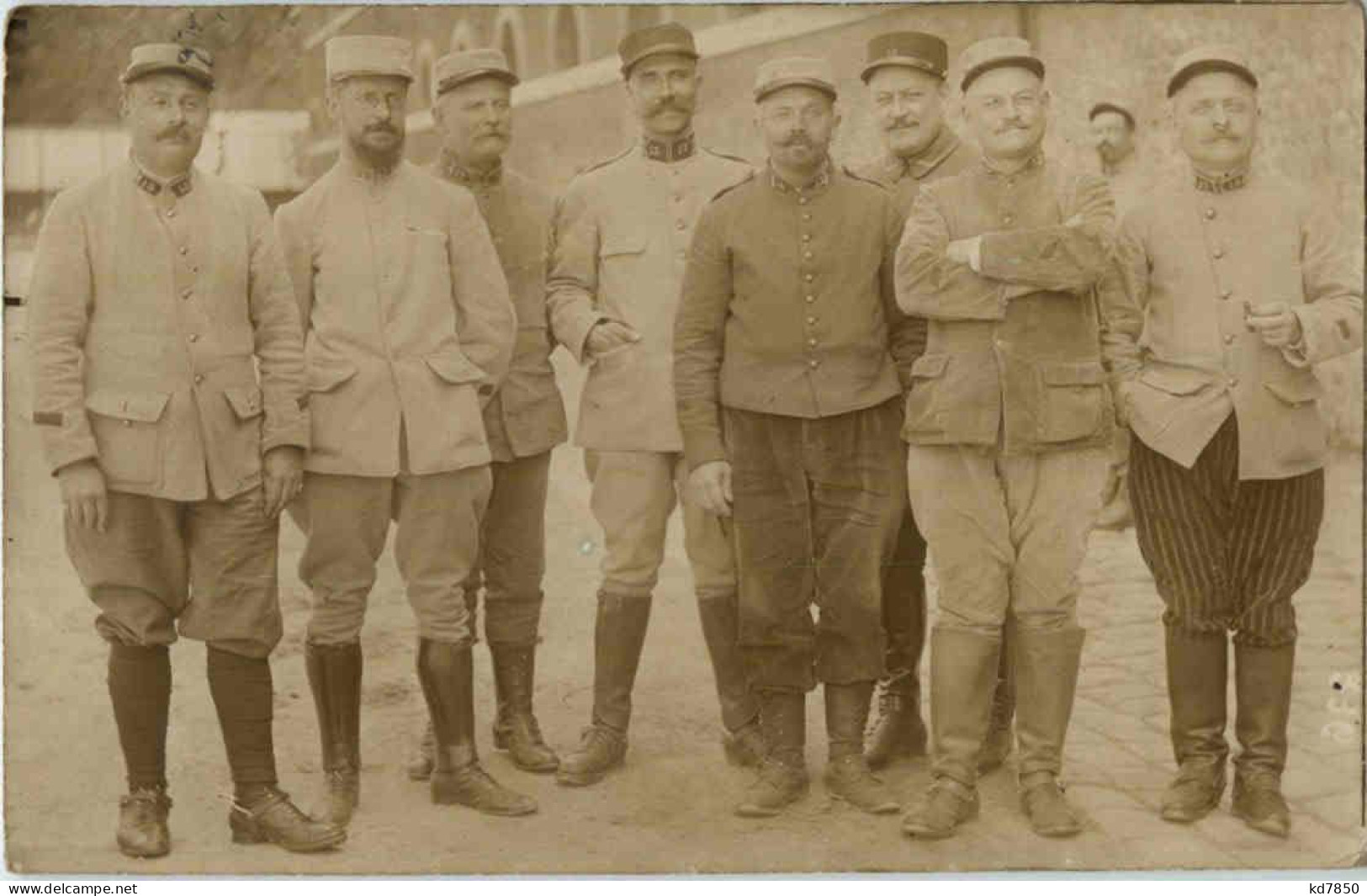Französische Soldaten - Weltkrieg 1914-18