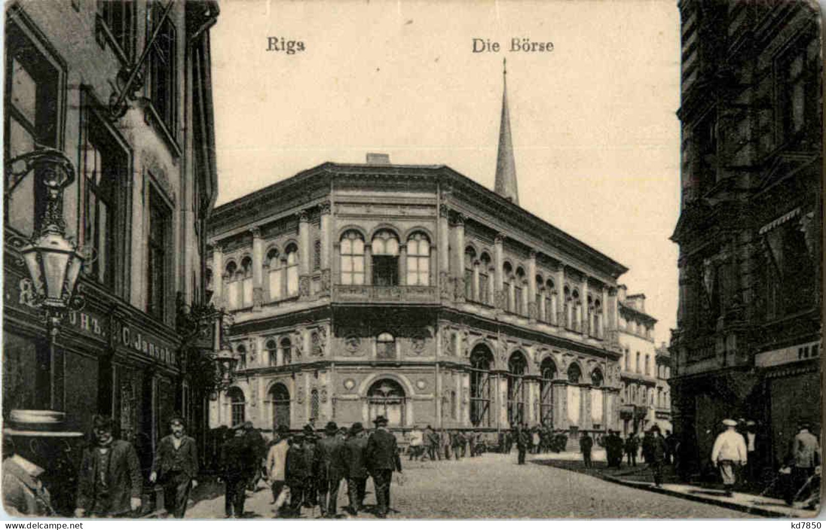 Riga - Die Börse - Lettonie