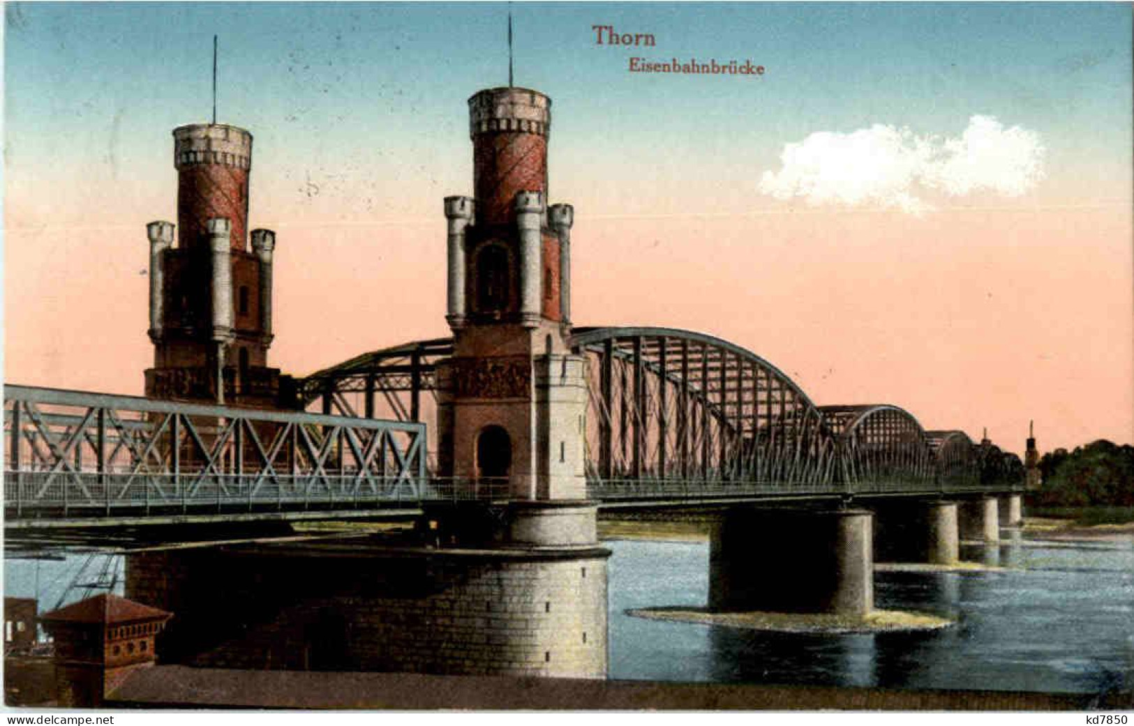 Thorn - Eisenbahnbrücke - Pommern