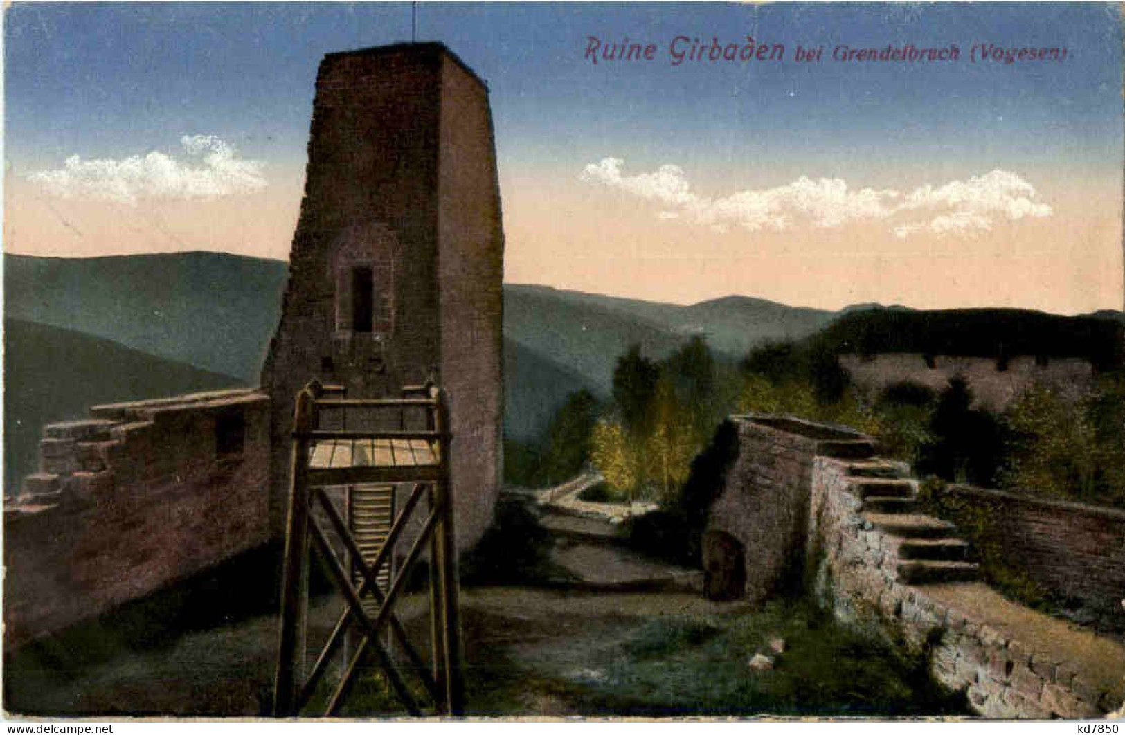 Ruine Girbalden Bei Grendelbruch - Feldpost - Otros & Sin Clasificación