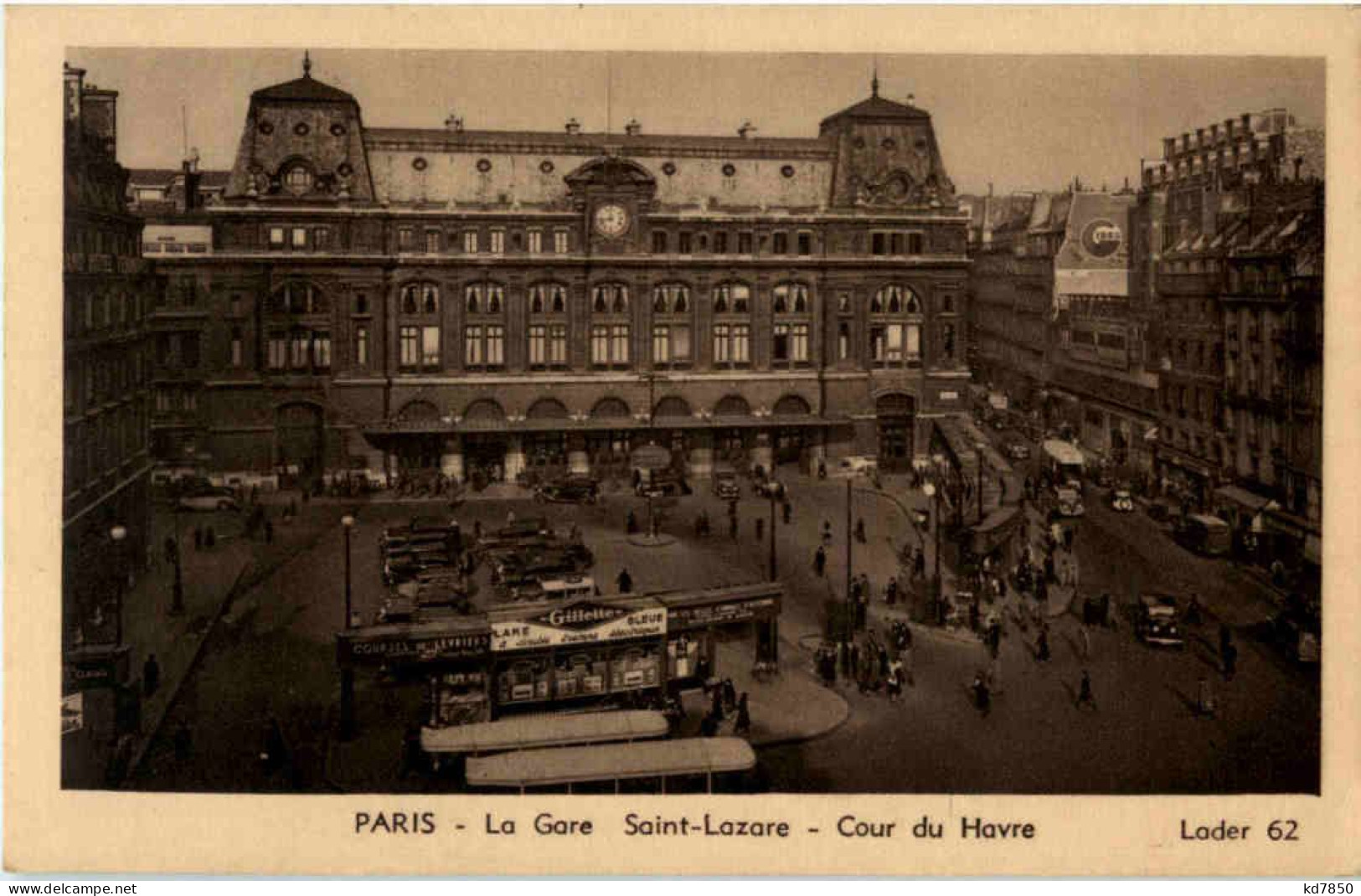 Paris - La Gare Saint Lazare - Metro, Stations