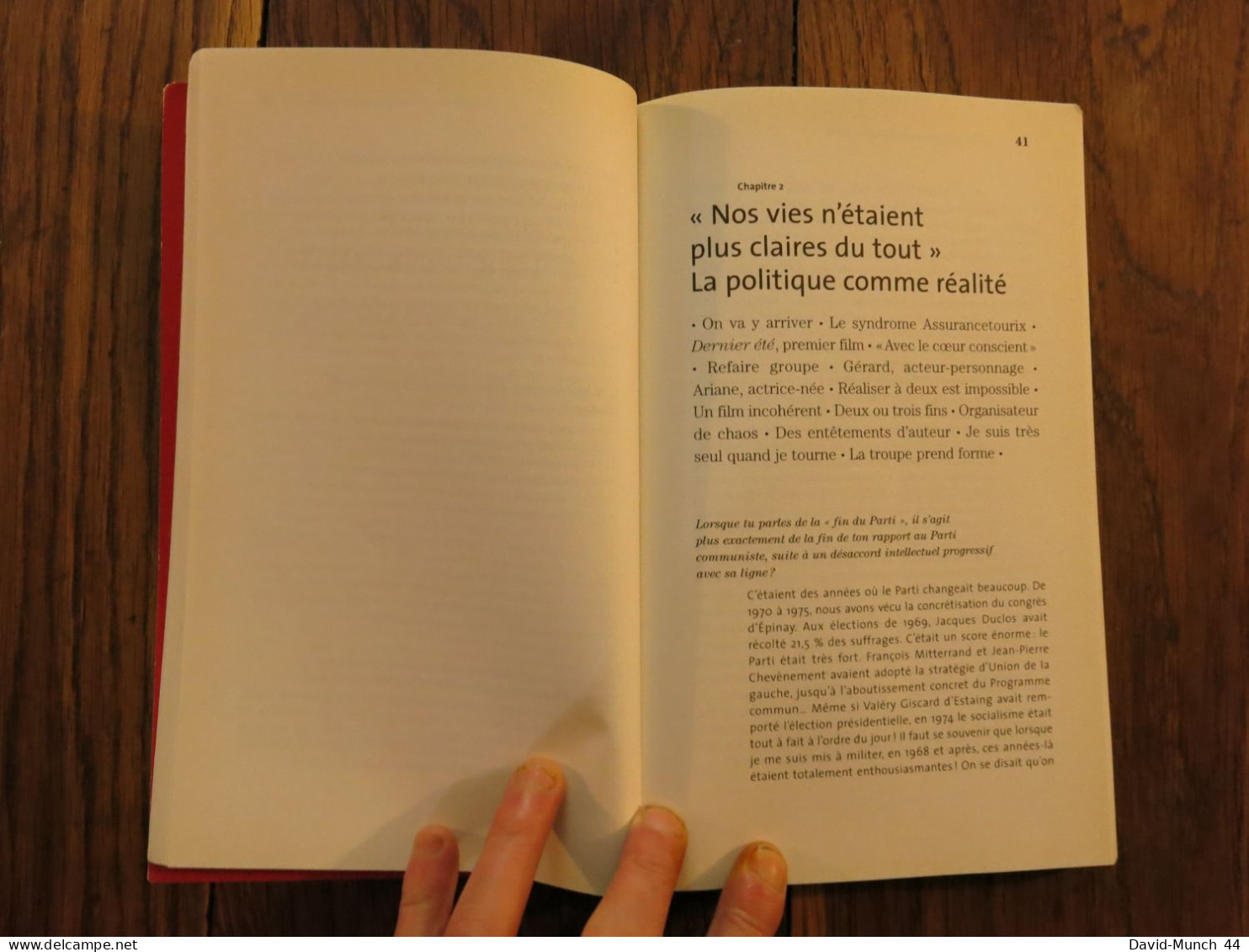 Conversation avec Robert Guédiguian d' Isabelle Danel. Les cahiers de l'info. 2008