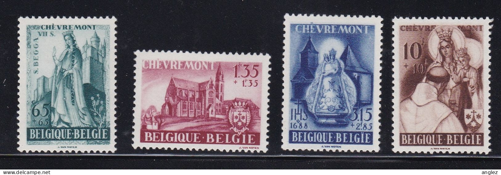 Belgium - 1948 Chevremont Set 4v MH - Unused Stamps