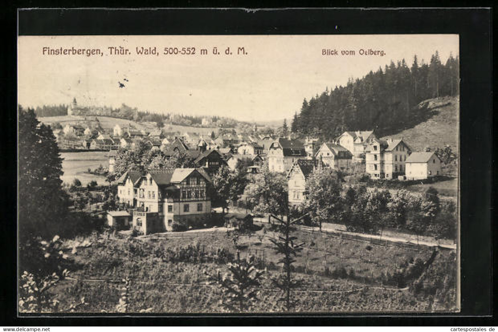 AK Finsterbergen /Thür. Wald, Blick Vom Oelberg  - Autres & Non Classés