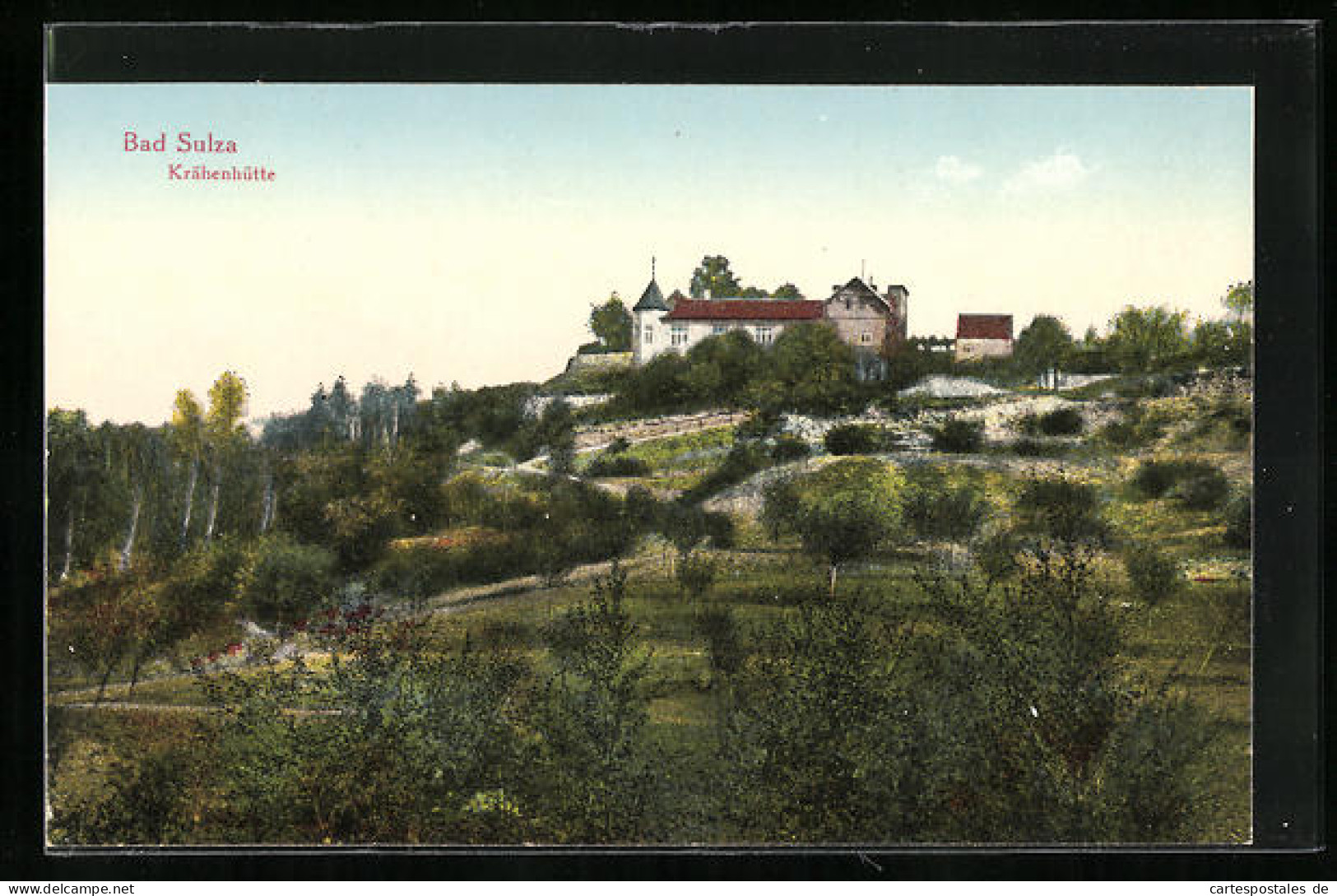 AK Bad Sulza, Panorama Mit Krähenhütte  - Bad Sulza