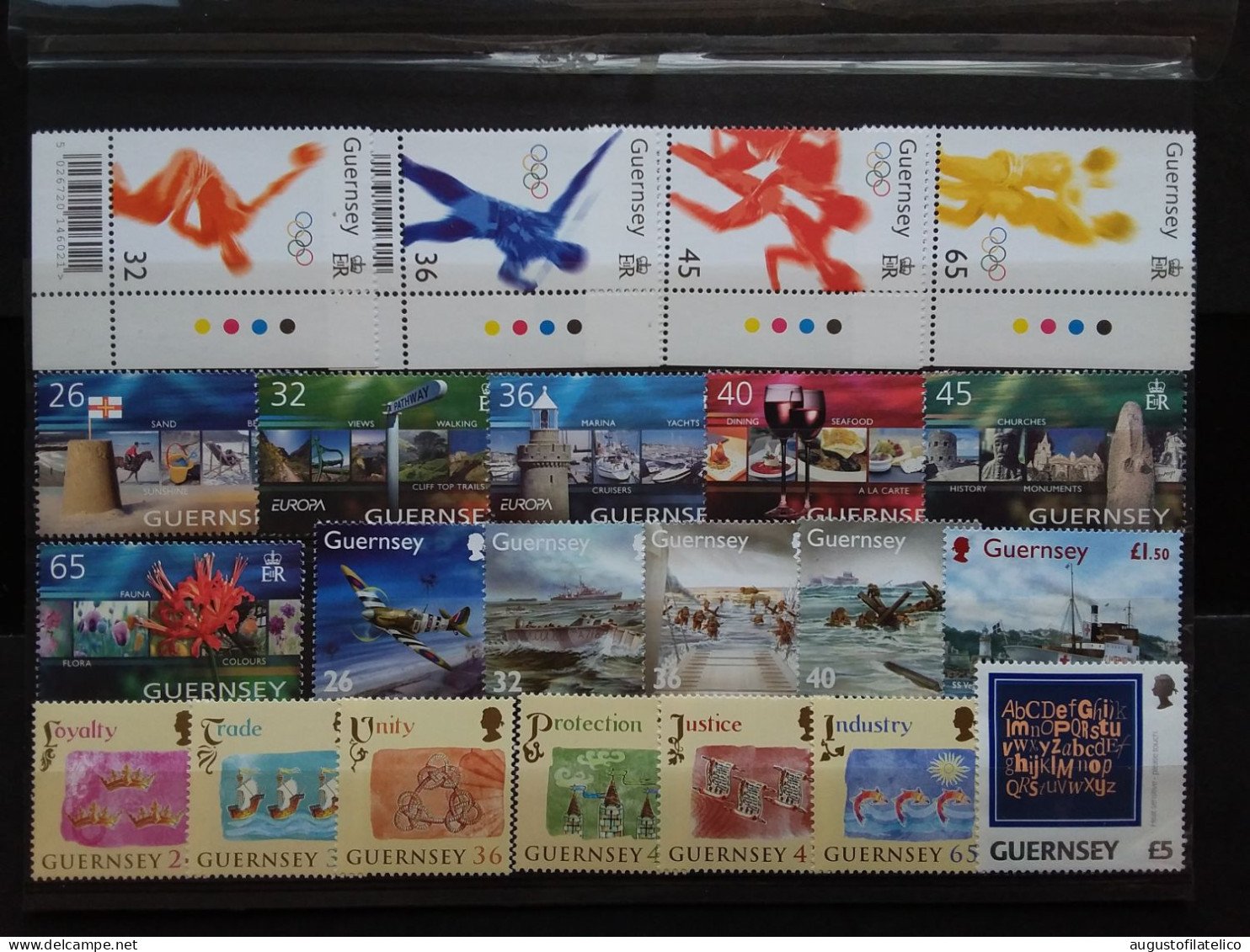 GUERNSEY - Lotticino Serie Nuove ** - Facciale 14,40 Sterline (sottofacciale) + Spese Postali - Guernsey