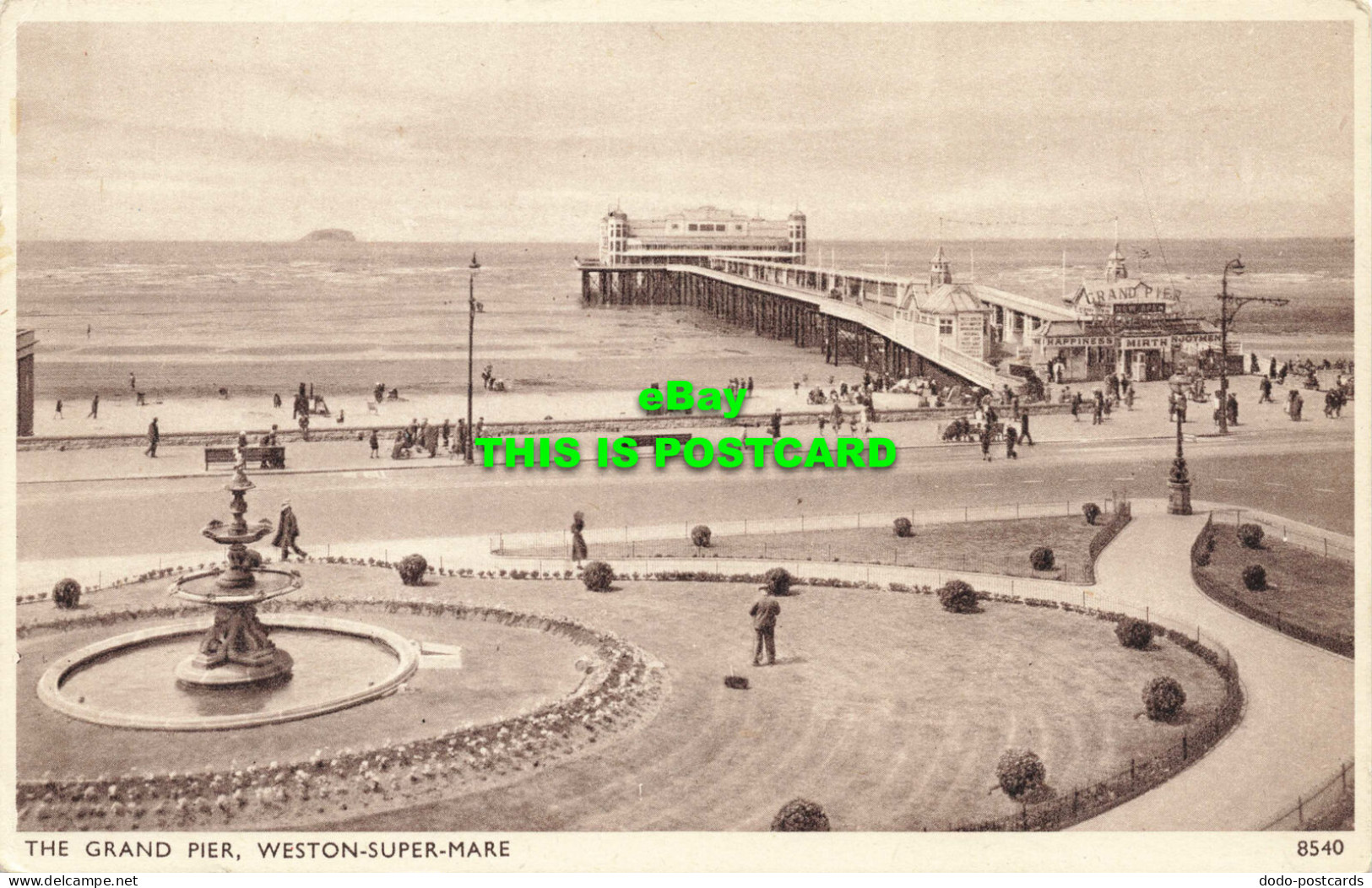 R566010 Grand Pier. Weston Super Mare. 8540. Solograph Series De Luxe Photogravu - Welt