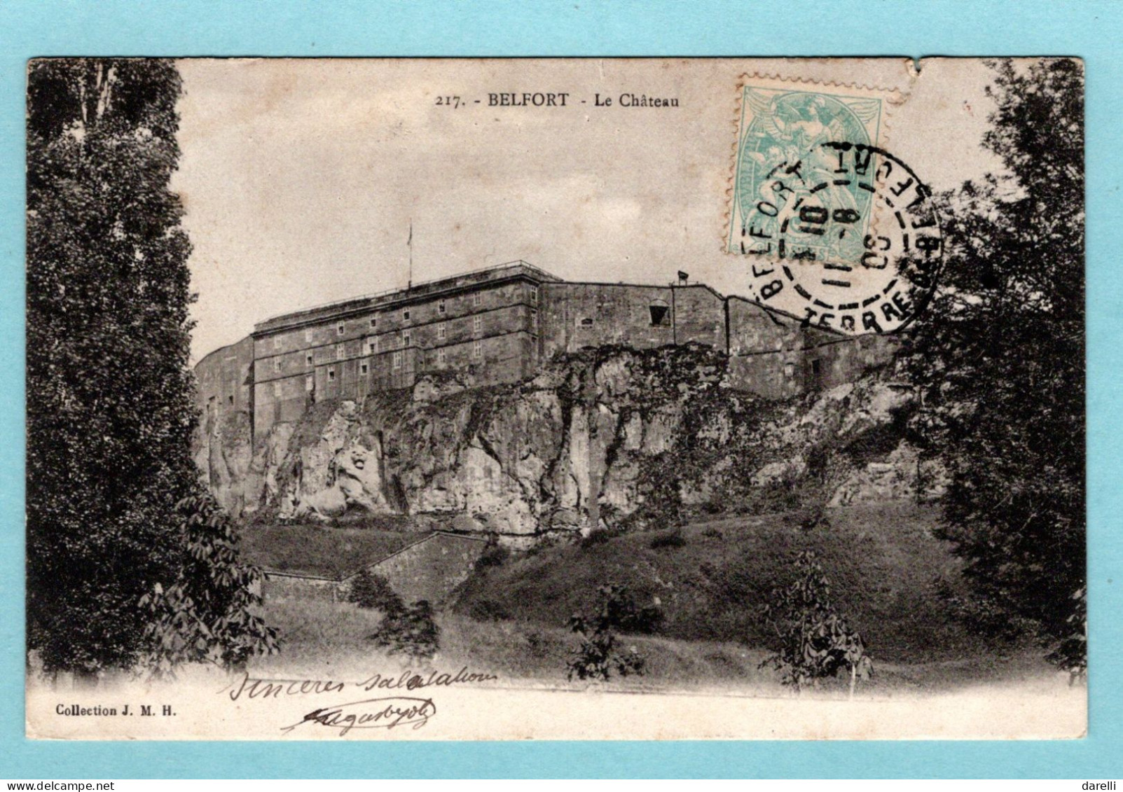 CP 90 - Belfort - Le Château - Belfort - Stadt