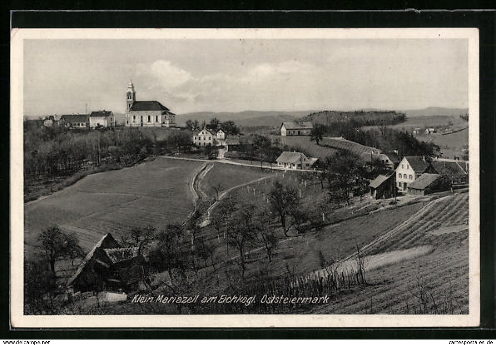 AK Klein-Mariazell Am Eichkögl, Gesamtansicht Aus Der Vogelschau  - Autres & Non Classés