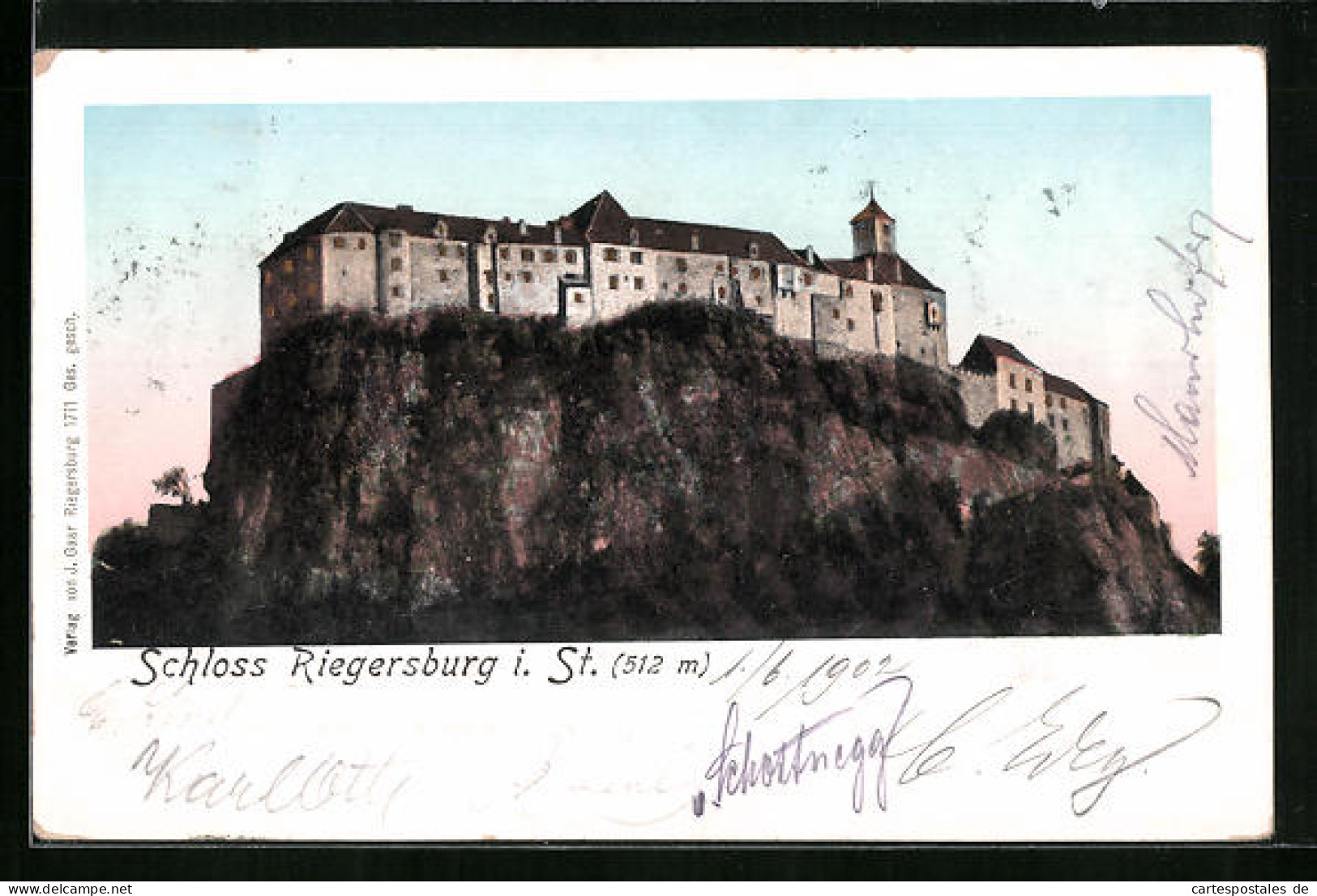 AK Riegersburg, Blick Zum Schloss  - Autres & Non Classés