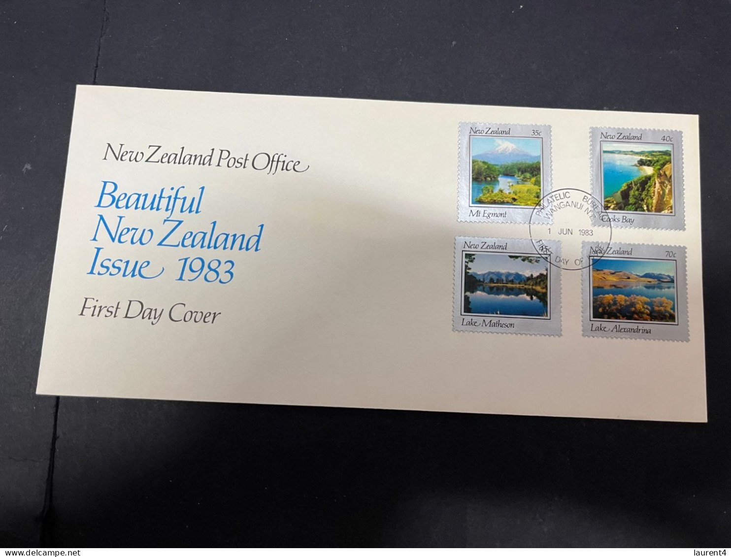 1-5-2024 (3 Z 32) FDC New Zealand - 1983 - Beautiful New Zealad - FDC