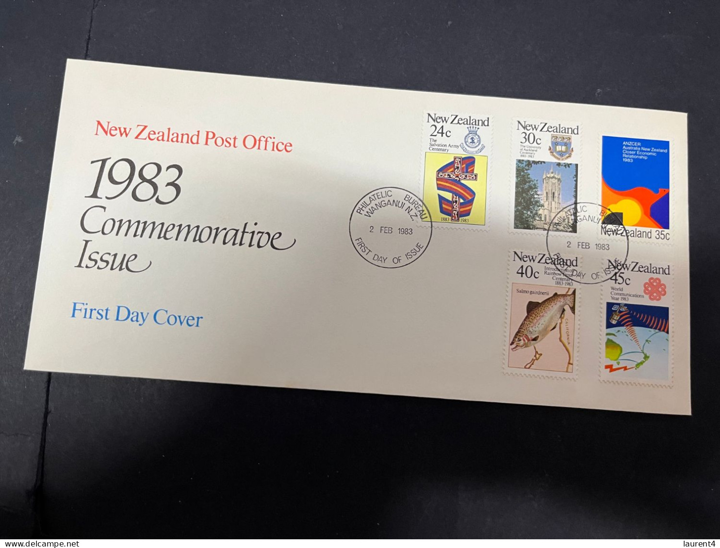 1-5-2024 (3 Z 32) FDC New Zealand - 1983 - Commemorative Issue - FDC