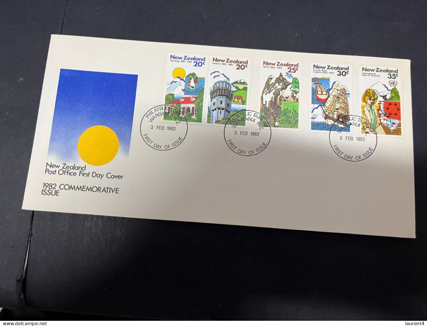 1-5-2024 (3 Z 32) FDC New Zealand - 1982 - Commemorative Issue - FDC