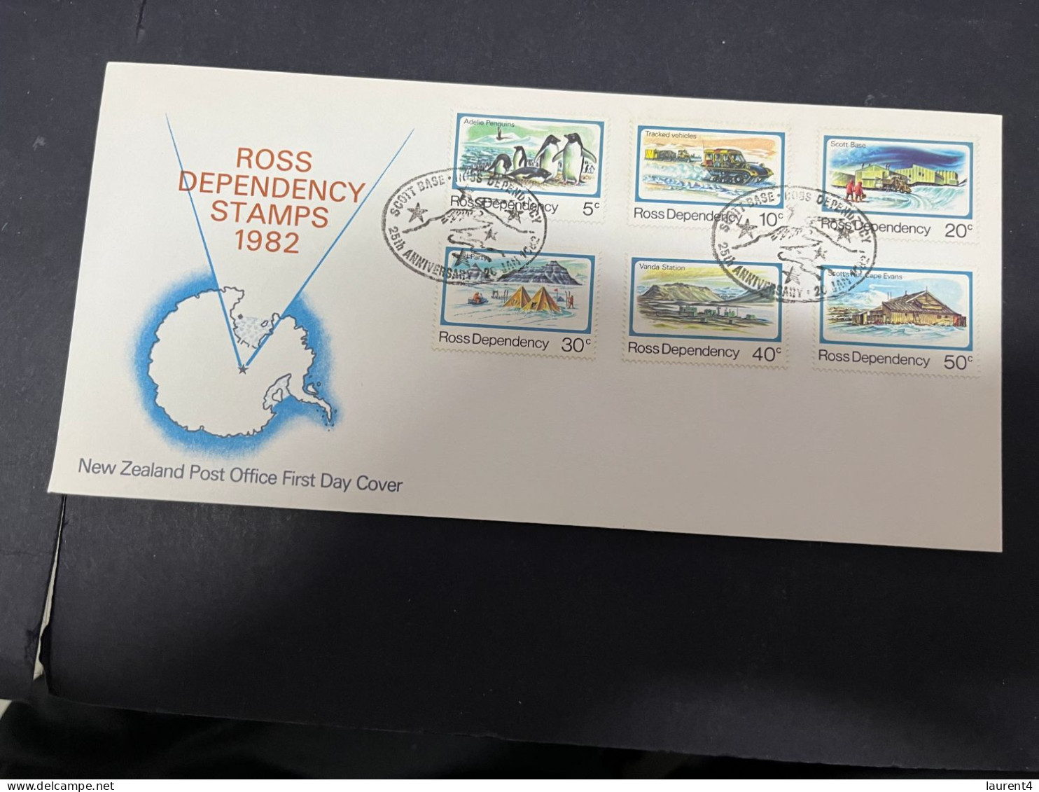 1-5-2024 (3 Z 32) FDC New Zealand Ross Dependency - 1982 - FDC