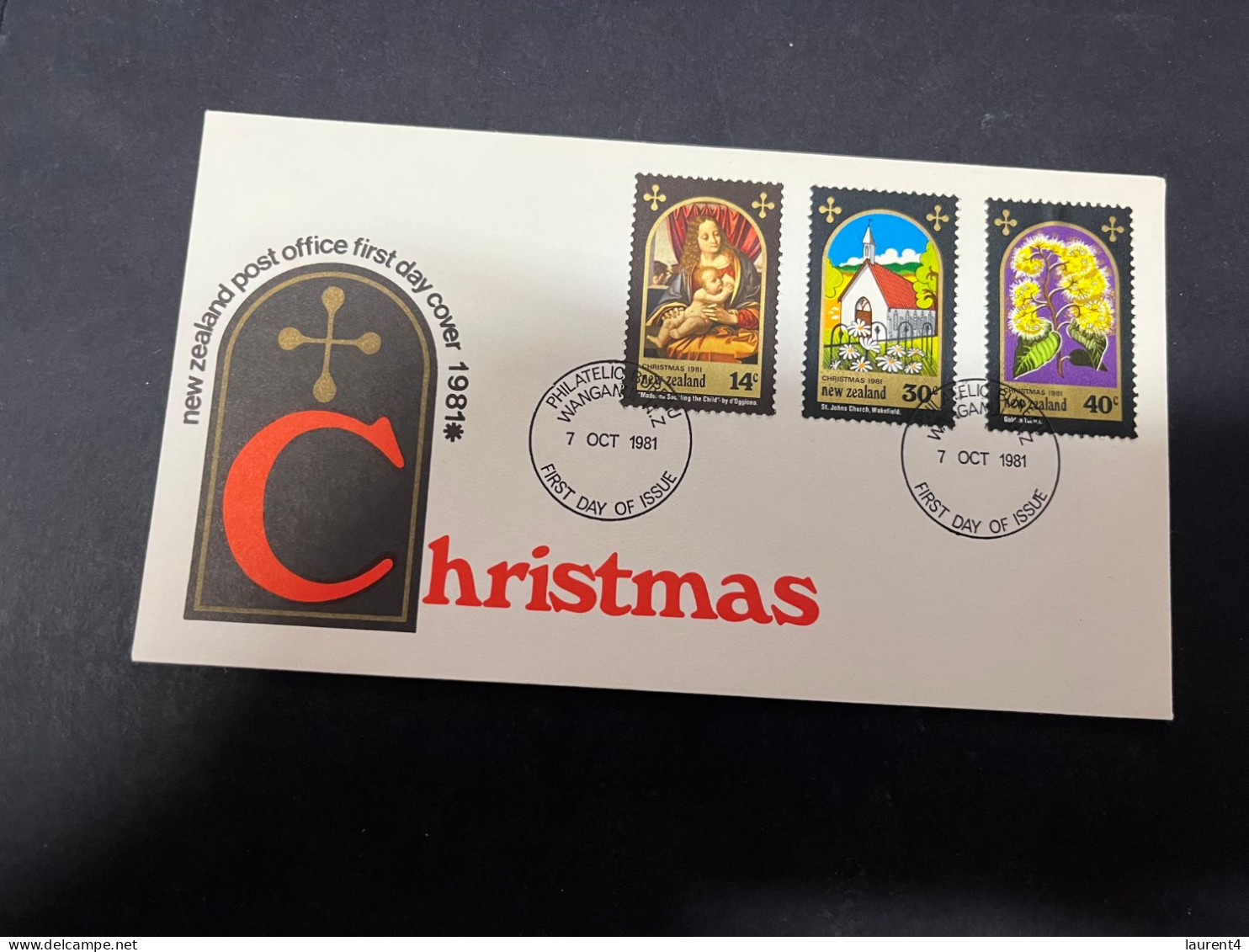 1-5-2024 (3 Z 32) FDC New Zealand - 1981 - Christmas - FDC