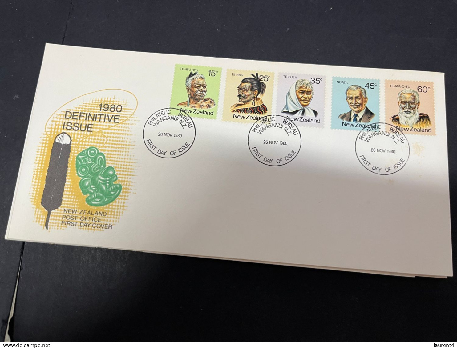1-5-2024 (3 Z 32) FDC New Zealand - 1980 - Definitives - Peoples - FDC
