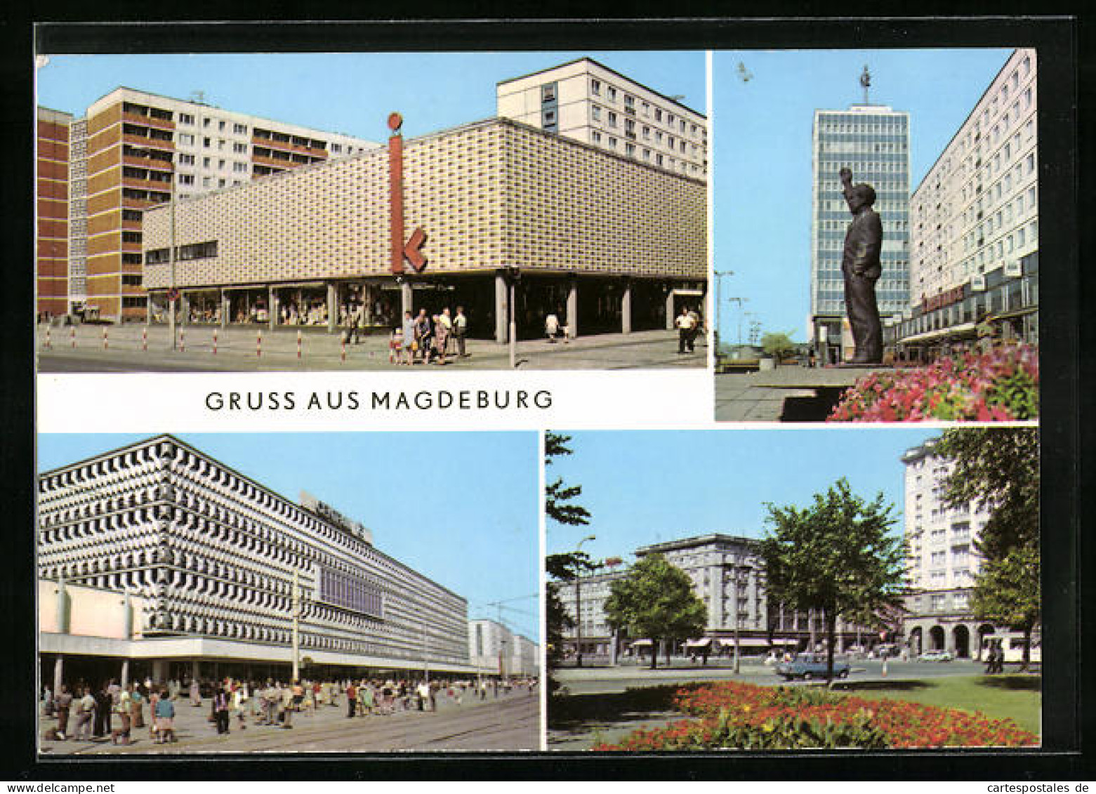AK Magdeburg, Kinderkaufhaus In Der Karl-Marx-Strasse, Erich-Weinert-Denkmal U. Haus D. Lehrers, Centrum-Warenhaus  - Sonstige & Ohne Zuordnung
