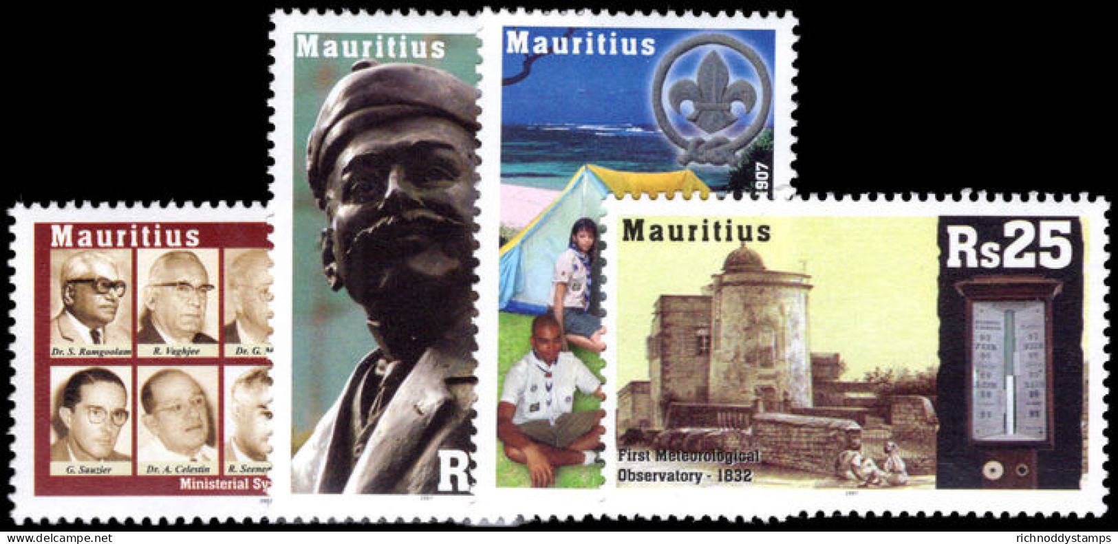 Mauritius 2007 Anniversaries And Events Unmounted Mint. - Mauritius (1968-...)