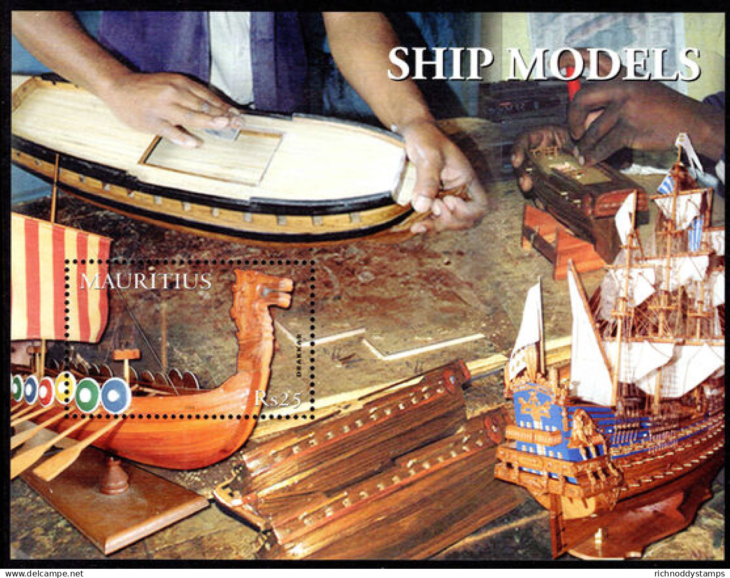 Mauritius 2005 Model Ships Souvenir Sheet Unmounted Mint. - Mauricio (1968-...)