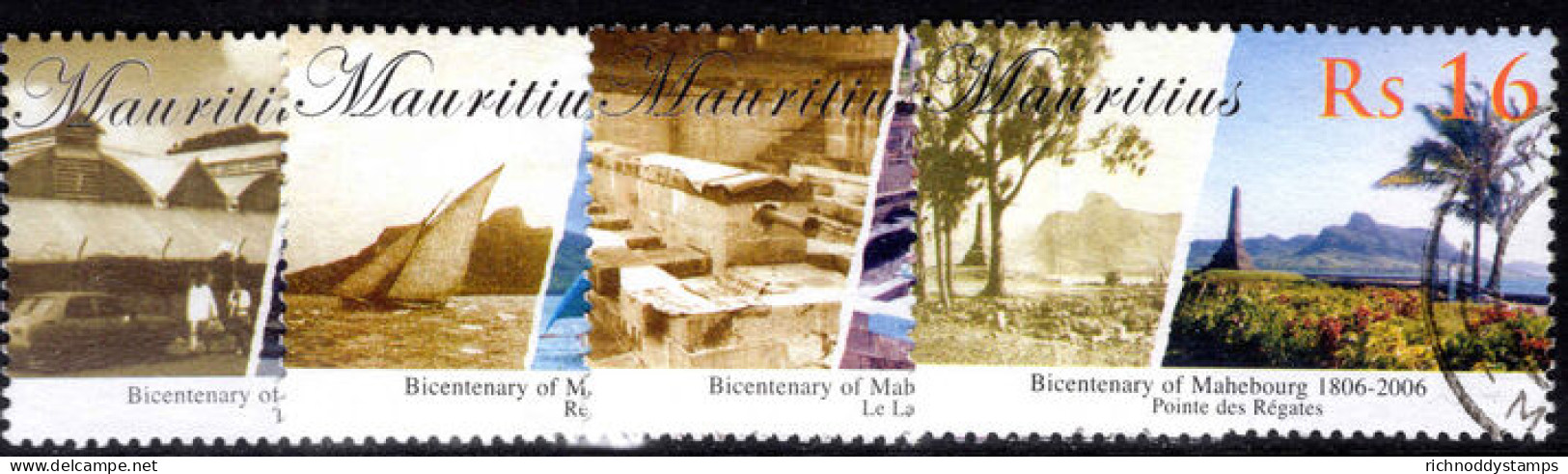 Mauritius 2006 Bicentenary Of Mahebourg Fine Used. - Mauritius (1968-...)