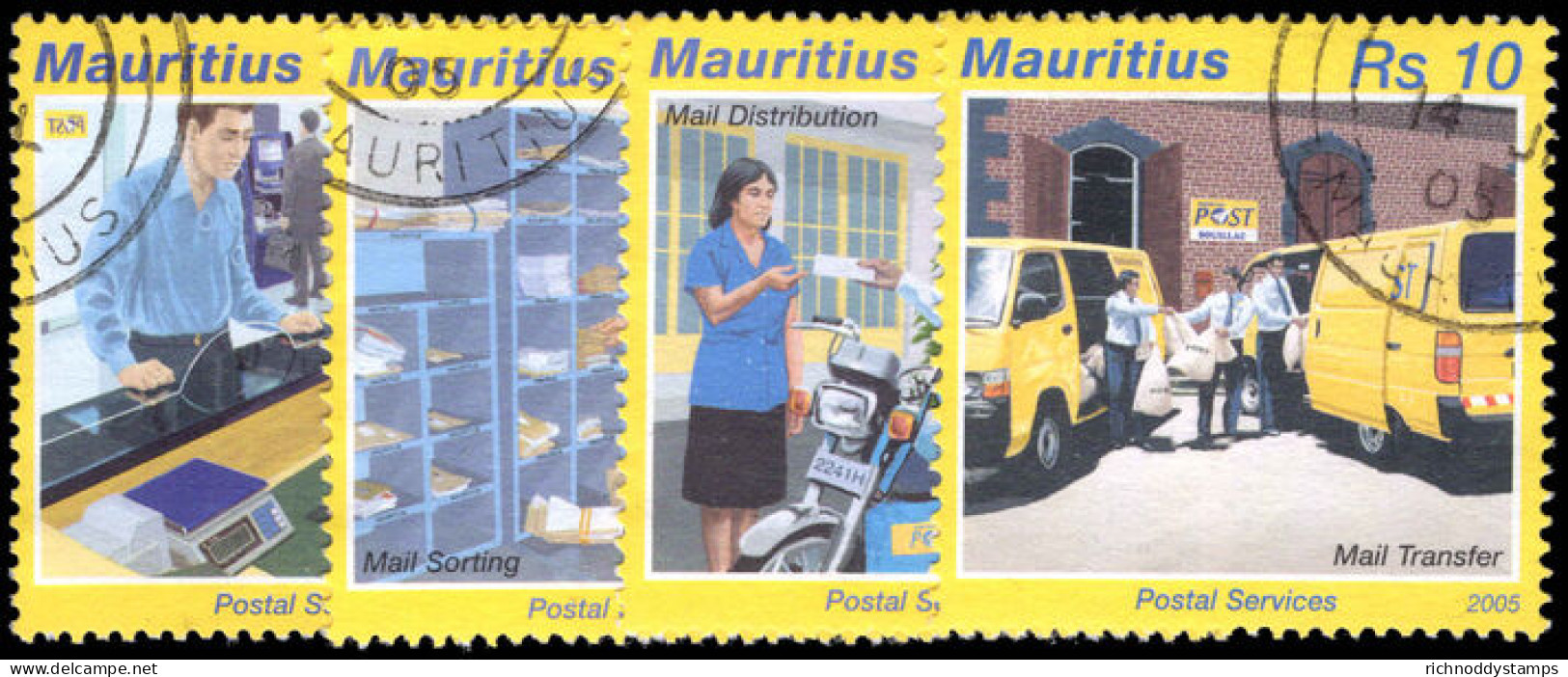 Mauritius 2005 Postal Services Fine Used. - Mauritius (1968-...)