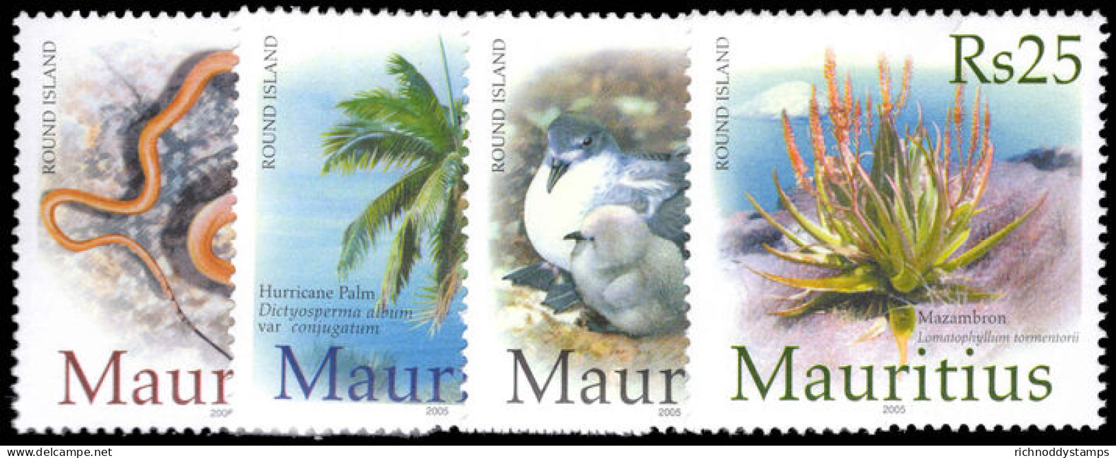 Mauritius 2005 Round Island Unmounted Mint. - Mauricio (1968-...)