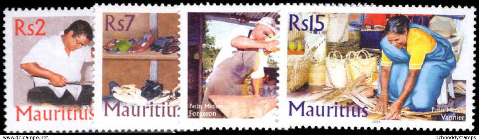Mauritius 2004 Traditional Trades Unmounted Mint. - Mauricio (1968-...)