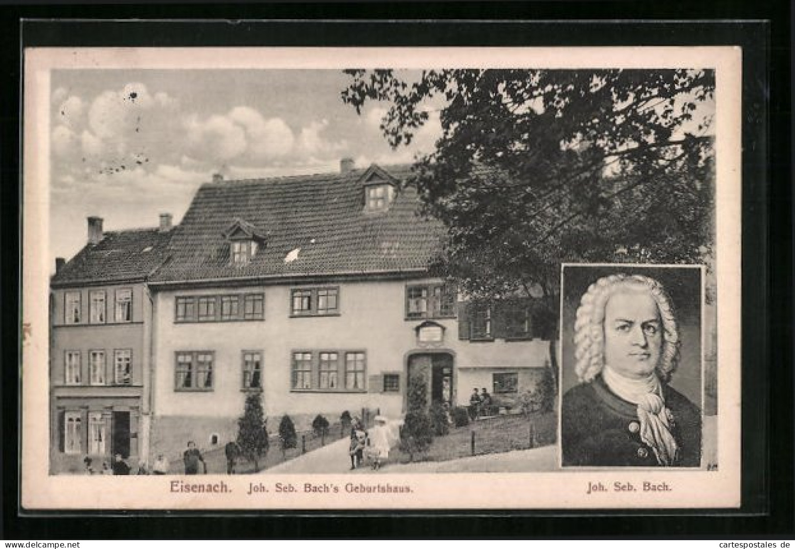 AK Eisenach, Joh. Seb. Bach Geburtshaus Und Portrait  - Eisenach