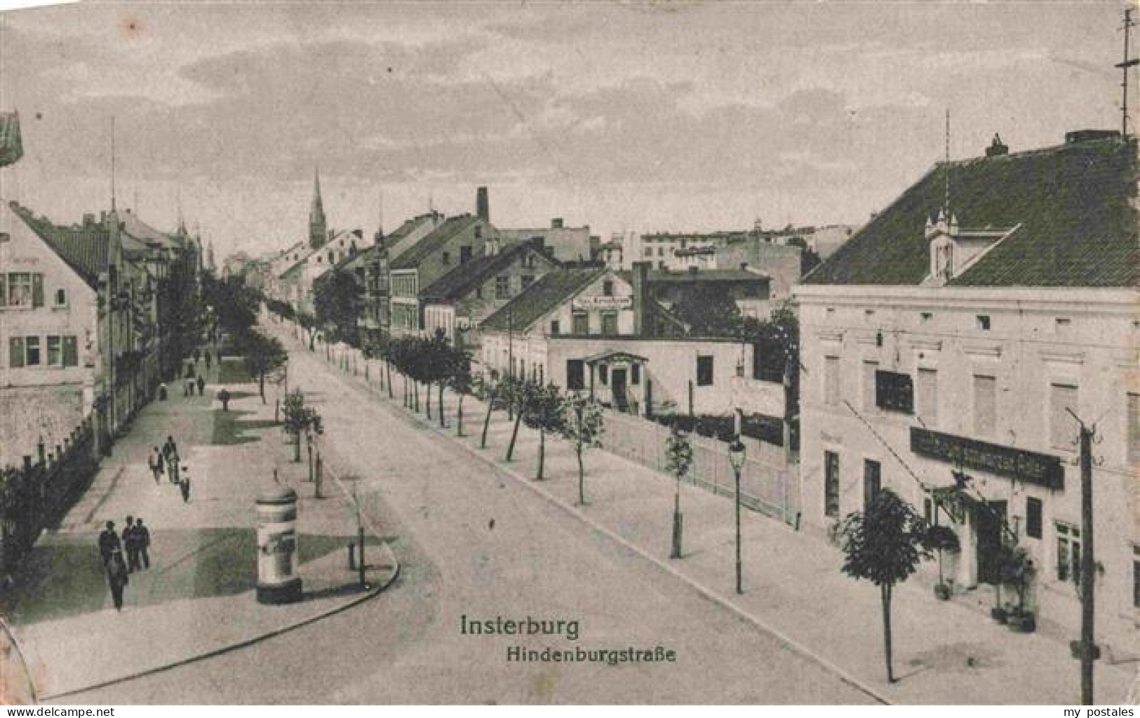 73973942 INSTERBURG_Tschernjachowsk_Kaliningrad_RU Hindenburgstrasse Feldpost - Russland